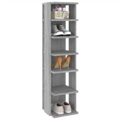 Shoe Rack Grey Sonoma 25x27x102 Cm Engineered Wood -JIMMY Shop Shoe Rack Grey Sonoma 25x27x102 cm Engineered Wood 513183 4