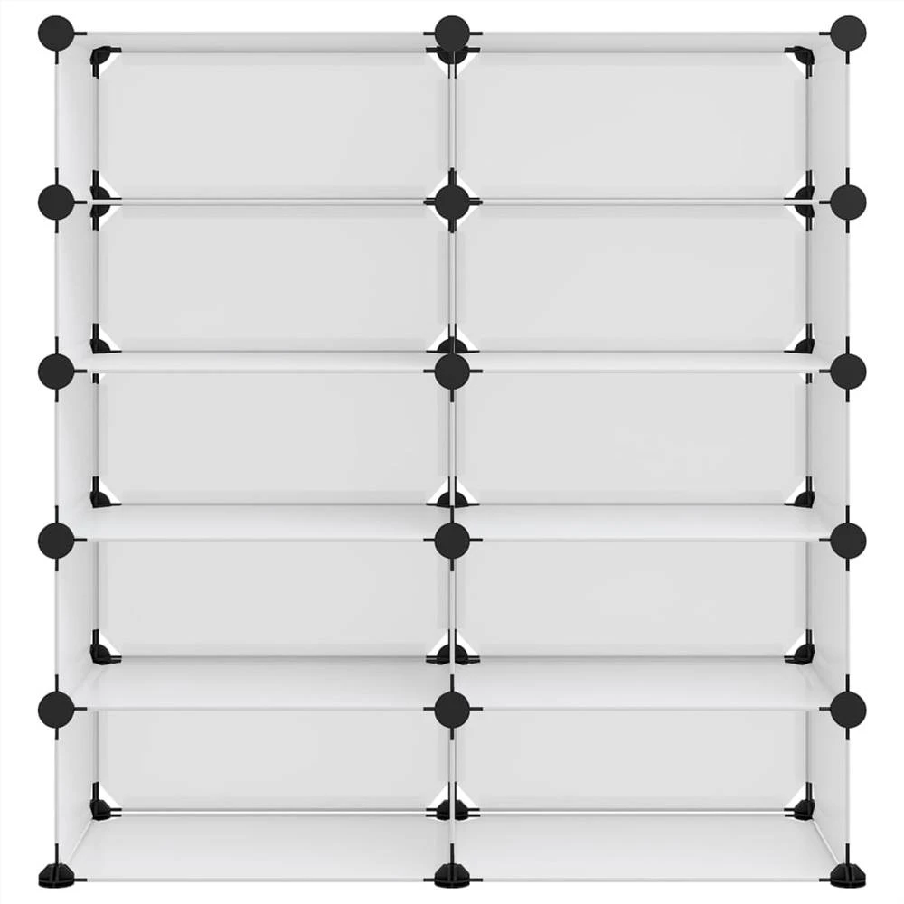 Shoe Rack Transparent 84x32x88.5 Cm PP 3 Shoe Rack Transparent 84x32x88.5 Cm PP - Image 3