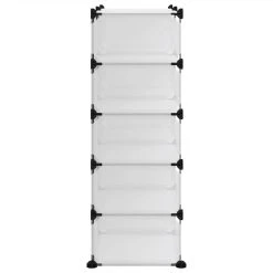 Shoe Rack Transparent 84x32x88.5 Cm PP 9 Shoe Rack Transparent 84x32x88.5 Cm PP -JIMMY Shop Shoe Rack Transparent 84x32x88 5 cm PP 512664 3