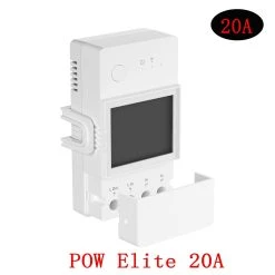 5PCS Sonoff POW Elite POWR320D 20A Smart Power Meter Switch, ESP32 Chip, LCD Screen, Overload Protection, App Control -JIMMY Shop Sonoff POW Elite POWR320D 20A Smart Power Meter Switch 517282 1 1