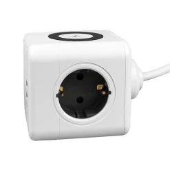 Sopend E07 Powercube Power Strip Socket, EU Plug, 15W Wireless Charging, 3 USB Ports, 3 Outlet, 1.5m Cord - Grey And White -JIMMY Shop Sopend E07 Powercube Power Strip Socket EU Plug 514025 5