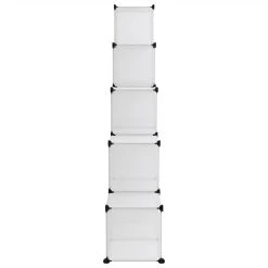 Storage Cube Organiser With 15 Cubes Transparent PP -JIMMY Shop Storage Cube Organiser with 15 Cubes Transparent PP 513646 3