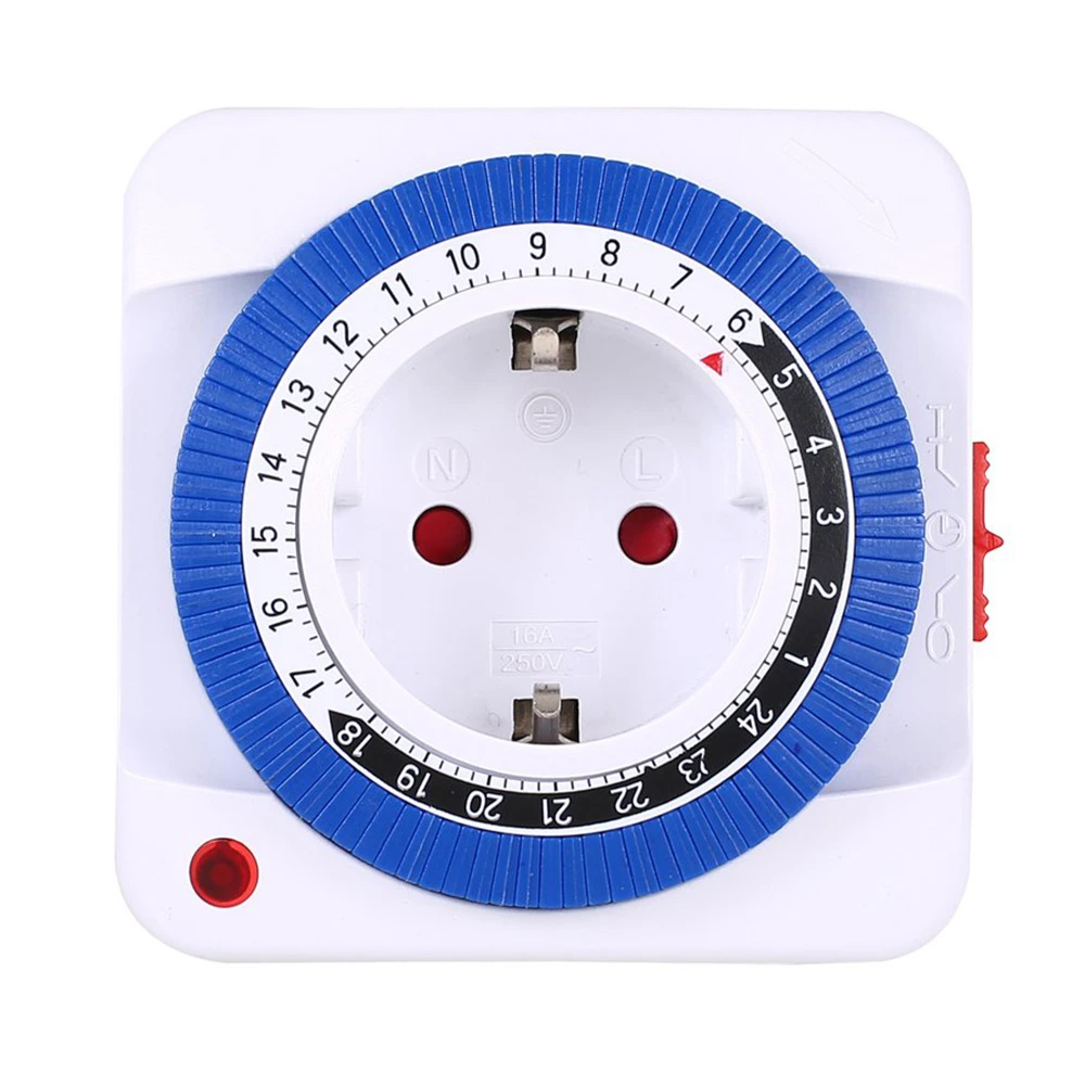 3PCS TIMEBEST GMT01A Mechanical Programmable Timer Switch, 230V 24 Hours Smart Countdown Timer Socket, Auto Power Off - EU Plug 2 3PCS TIMEBEST GMT01A Mechanical Programmable Timer Switch, 230V 24 Hours Smart Countdown Timer Socket, Auto Power Off - EU Plug - Image 2