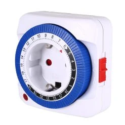 TIMEBEST GMT01A Mechanical Programmable Timer Switch, 230V 24 Hours Smart Countdown Timer Socket, Auto Power Off - EU Plug 8 TIMEBEST GMT01A Mechanical Programmable Timer Switch, 230V 24 Hours Smart Countdown Timer Socket, Auto Power Off - EU Plug -JIMMY Shop TIMEBEST GMT01A Mechanical Programmable Timer Switch EU Plug 517429 2 2