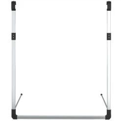 Telescopic Wardrobe Hanging Rail Silver -JIMMY Shop Telescopic Wardrobe Hanging Rail Silver 513351 2