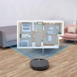 Tesvor M1 Robot Vacuum Cleaner 4000PA Suction With Real-Time Room Map And 600ml Dust Box, APP And Alexa Control, For Carpet, Hardwood, Ceramic Tile, Linoleum - Black 9 Tesvor M1 Robot Vacuum Cleaner 4000PA Suction With Real-Time Room Map And 600ml Dust Box, APP And Alexa Control, For Carpet, Hardwood, Ceramic Tile, Linoleum - Black -JIMMY Shop Tesvor M1 Robot Vacuum with 4000 PA Power Performance WLAN Robot Vacu 471672 3