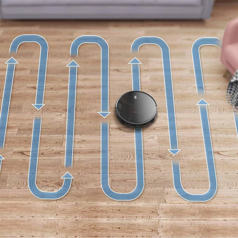 Tesvor M1 Robot Vacuum Cleaner 4000PA Suction With Real-Time Room Map And 600ml Dust Box, APP And Alexa Control, For Carpet, Hardwood, Ceramic Tile, Linoleum - Black 5 Tesvor M1 Robot Vacuum Cleaner 4000PA Suction With Real-Time Room Map And 600ml Dust Box, APP And Alexa Control, For Carpet, Hardwood, Ceramic Tile, Linoleum - Black - Image 5