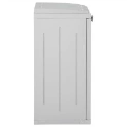 Trash Bin With 2 Doors Grey 65x45x88 Cm PP -JIMMY Shop Trash Bin with 2 Doors Grey 65x45x88 cm PP 495892 5