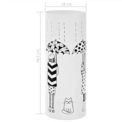Umbrella Stand Women Steel White -JIMMY Shop Umbrella Stand Women Steel White 455948 5