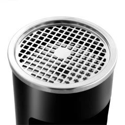 Wall Ashtray Dustbin Steel 26 L Black -JIMMY Shop Wall Ashtray Dustbin Steel 26 L Black 450903 5