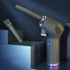 Wireless Air Duster USB Dust Blower Handheld Dust Collector Rechargable Large Capacity Portable For PC Laptop Car Clean - 6000mAh Battery Capacity -JIMMY Shop Wireless Air Duster Blower 6000mAh 494148 3