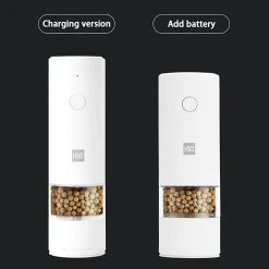 Xiaomi Youpin Huohou Electric Automatic Mill Pepper And Salt Grinder Charger Version & Ceramic Grinding Core - Black -JIMMY Shop Xiaomi Youpin Huohou Electric Grinder 496296 2