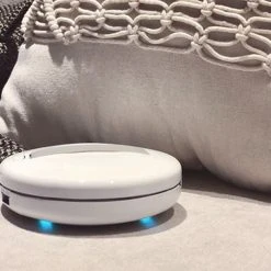 CleanseBot World's First Bacteria Dust Mites Killing Robot UV Light Sterilizer Sanitizer Disinfection Robot For Home Household Bed Sofa Travel (Sterilizing Rate 99.99%) - White