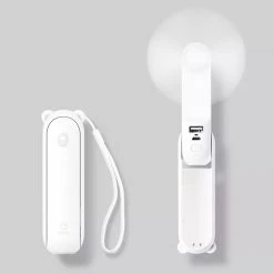 JISULIFE F8 Mini Fan Portable Fan 3 In 1 Multi-functional 2000mAh Bear USB Fan