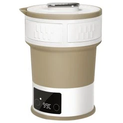 Life Element I25 Electric Folding Kettle 600ML Portable Ultrathin Boil Dry Protection For Travel - Khaki