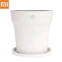 Mijia Xiaomi Mi Smart Flowerpot Plant Pot HHCC RoPot Digital Plants Soil Water Light Tester Sensor Monitor With Bluetooth Connection - White