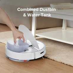 Roborock Q7 Max+ Robot Vacuum Cleaner With Auto-Empty Dock Pure Self Dust Emptying Recharging Dock LiDAR Navigation 4200Pa Suction With 470ml Dustbin 350ml Water Tank 5200mAh Battery APP Control Upgrade For Roborock S5 Max - White -JIMMY Shop roborock q7 max robot vacuum cleaner 81d711 1647398451755